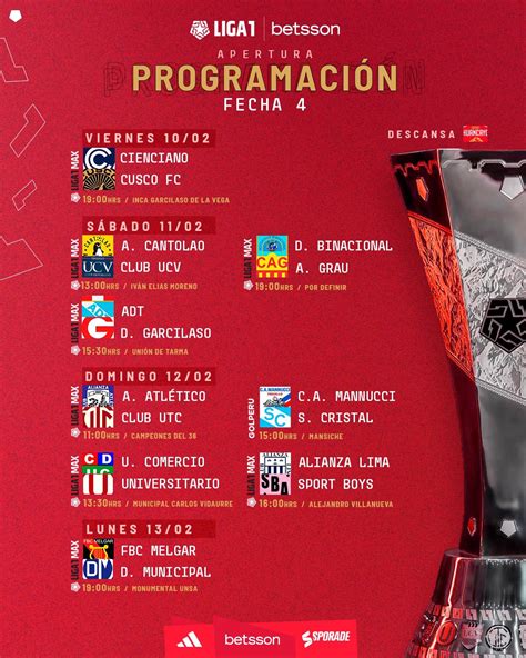 partidos de la liga 1 perú 2024